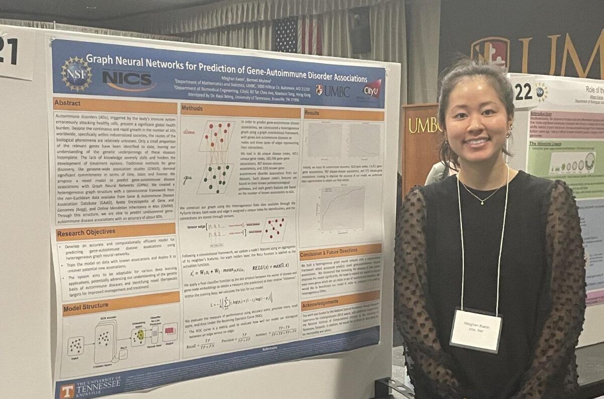 Meghan Kwon presents her research at SURF ’23